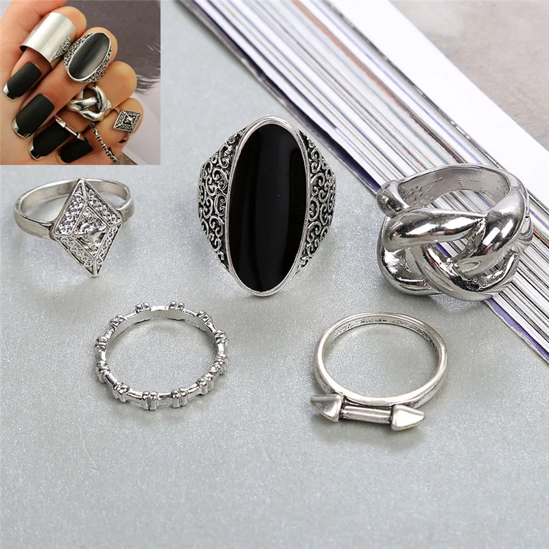 Женское кольцо с черным камнем и перьями|ring accessories|vintage punkknuckle ring |
