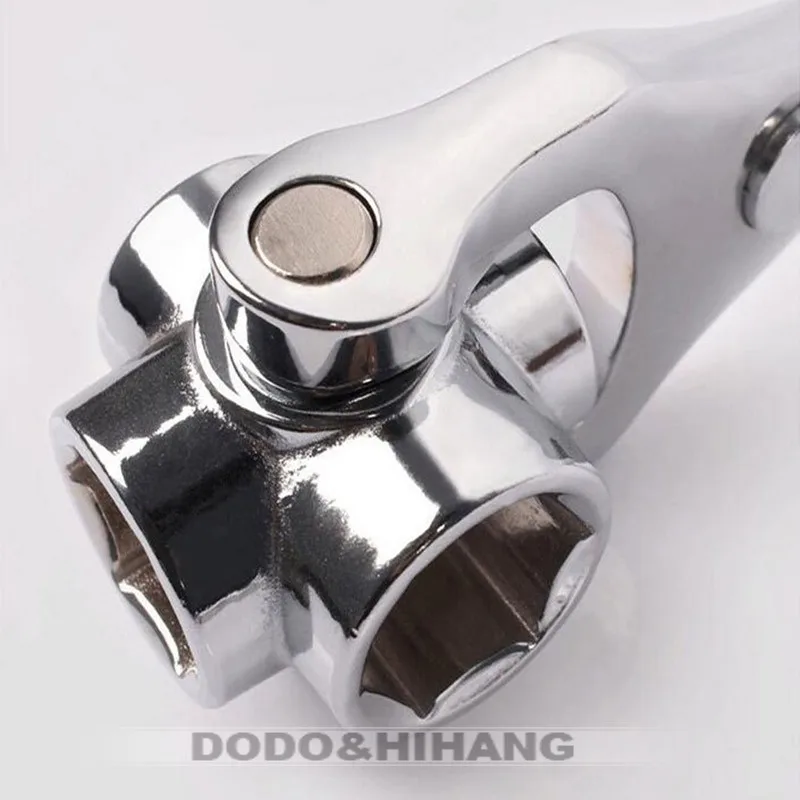 8 in1 univsersal head wrench a set of keys hexagons set socket flexible spanner wrench chrome vanadium hand tool (2) 