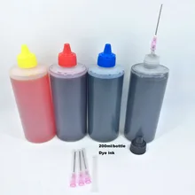 YOTAT 200 мл/флакон универсальный набор чернил для заправки краски совместимый для hp для Epson чернила для Canon струйные для Dell принтера чернила и СНПЧ чернила