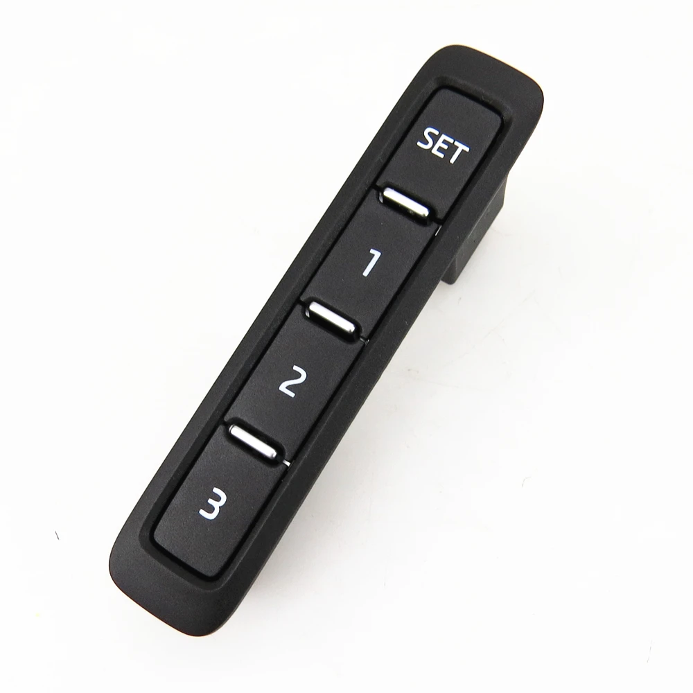 

New Chrome Car Seat Memory Adjust Switch Button accessories For Passat B6 B7 Tiguan CC Octavia Yeti Superb 1Z0 959 769