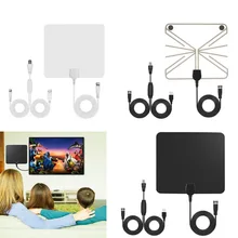 Nuevo HD de Interior Antena de TV Digital con 50 Millas de Largo Alcance Amplificador HDTV Amplificador de Señal de $ number pies de Cable Coaxial GDeals