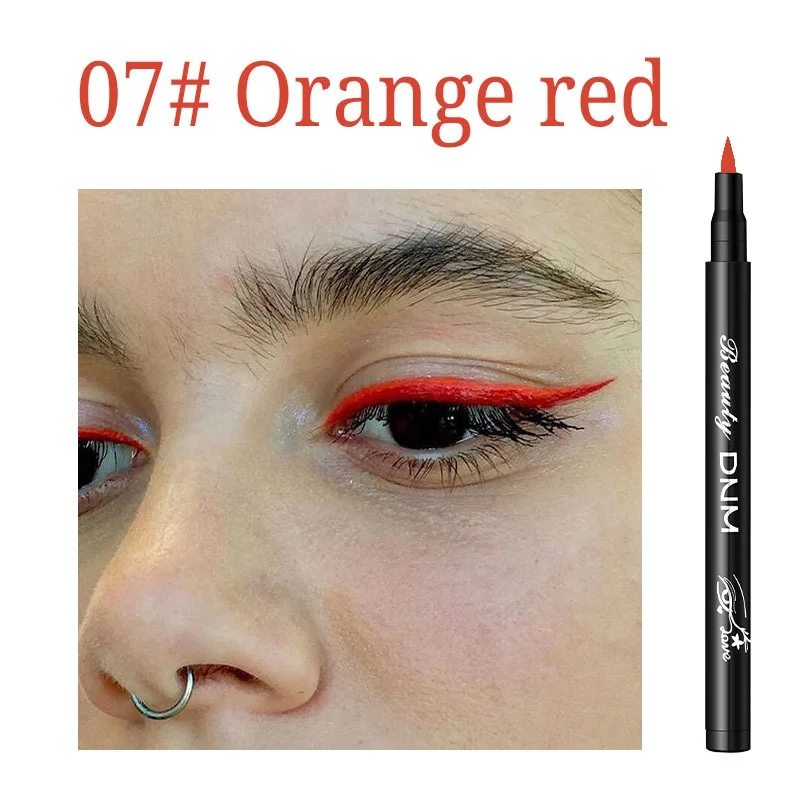 Rainbow Colors Eyeliner Face Pencil Liquid For Lasting Eyes Pigment Cosmetic Waterproof Eye Makeup