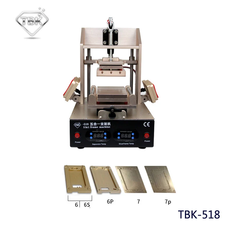 Фотоаппарат для вакуумного ламинирования ОСА с ЖК дисплеем TBK 808 + 518 5 в 1