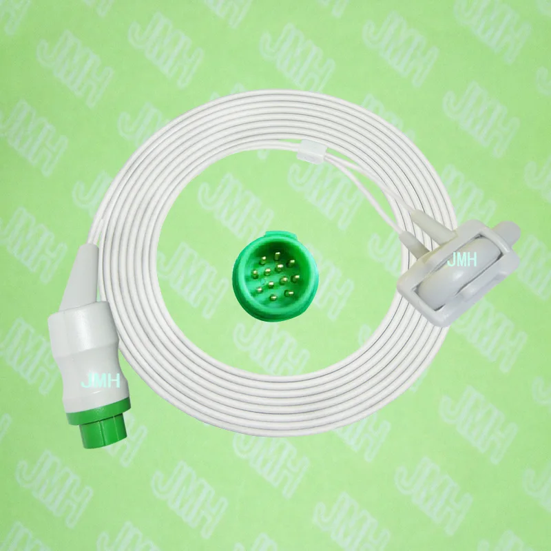

Compatible with 12 PIN Bruker(Odam) Oximeter monitor the Neonate silicone wrap spo2 sensor.