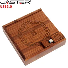 JASTER USB 3,0 деревянный фото уникальный Альбом usb флэш-накопитель Флешка 16 ГБ 32 ГБ фотография подарочный логотип(размер 170*170*35 мм