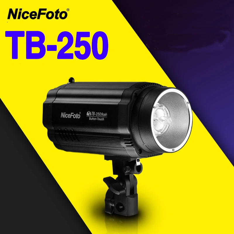 NiceFoto TB 250B 250W студийная вспышка с быстрым временем переработки Профессиональная