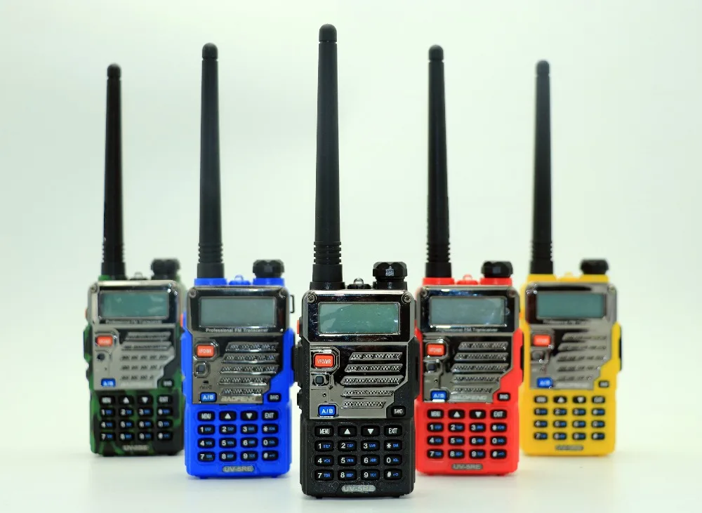 

2pcs Baofeng UV-5RE Walkie Talkie Dual Band UV 5RE CB Radio 128CH VOX Flashlight Portable Radio Professional FM Transceiver