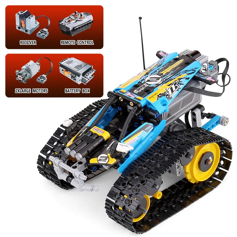 

New 20096 Technic RC Remote Control Stunt Racer Set Building Blocks Bricks Compatible 42095 Kid Toys Christmas Education Gifts