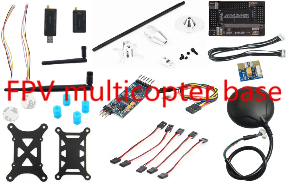 

APM 2.8 Flight Controller ArduPilot 6M/H GPS OSD ESC 3DR Radio Telemetry Power Module BEC For Multicopter Quadcopter Part