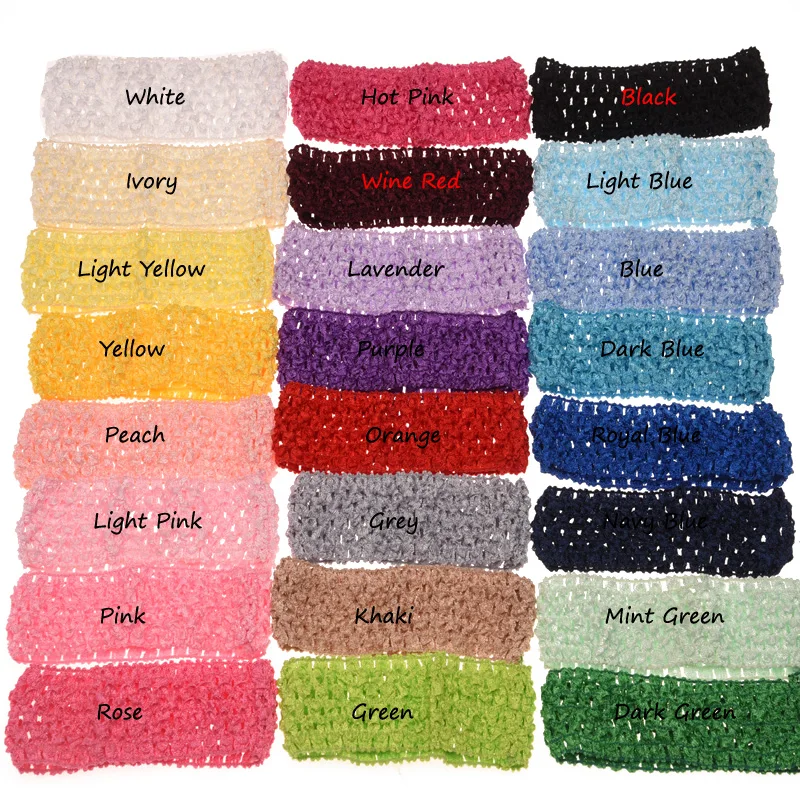 

12PCS Knit Headband Hair Elastic Band Hair Accessory Hollow out Hairband Fashion Headwear