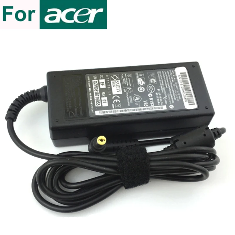 

Basix Genuine Original 65W AC Adapter Battery Charger For Acer Extensa 5630 5220 5235 5620 4220 5230 5210 Aspire 5236 5536 5536G
