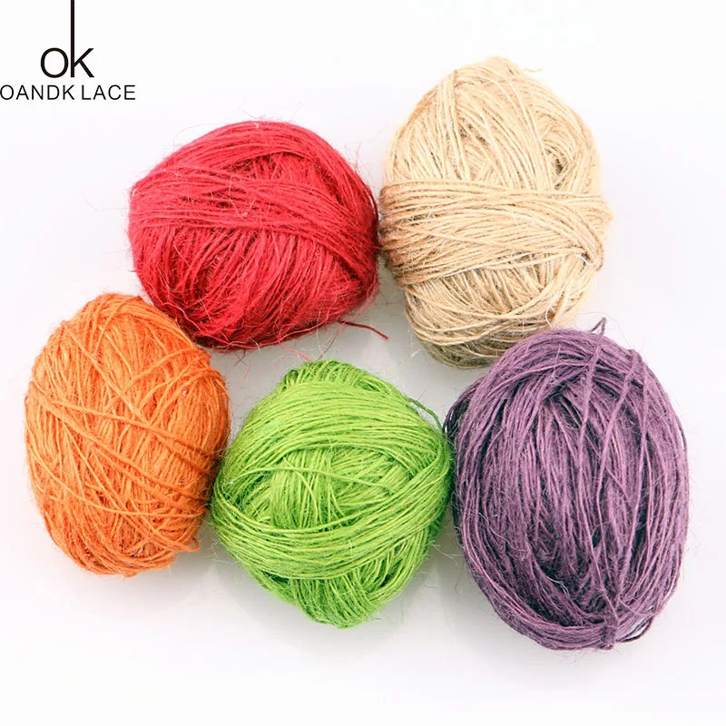 

100 yard Long DIY Linen Cords Twine String Hemp Rope Party Wedding Gifts Wrapping Cord Thread DIYs Hand Craft Decor Lines