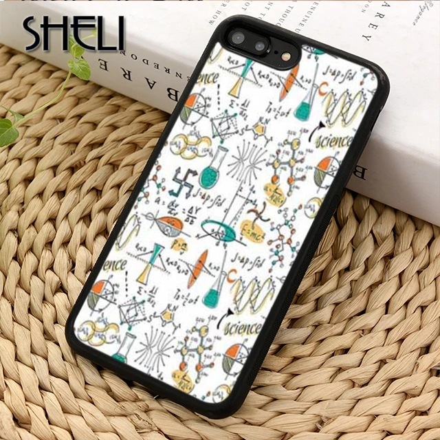 

SHELI Biology and Chemistry Soft Silicone Phone Case Cover For iPhone 6 6S 7 8 X 5 5S SE Samsung Galaxy S5 S6 S7 edge S8 S9 Plus