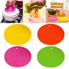 Muti-Funcation Round Silicone Non-slip Heat Resistant Mat Hang Tableware Coaster Cushion Placemat Pot Holder Kitchen Accessories ► Photo 1/6