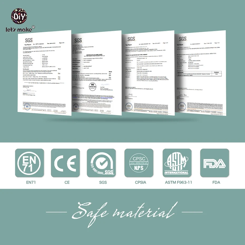 Let's Make Silicone Pacifier Clips Chewlery Beads Mini Koala Holder Soother Clips BPA Free Baby Teething Dummy Clips Chains Gift