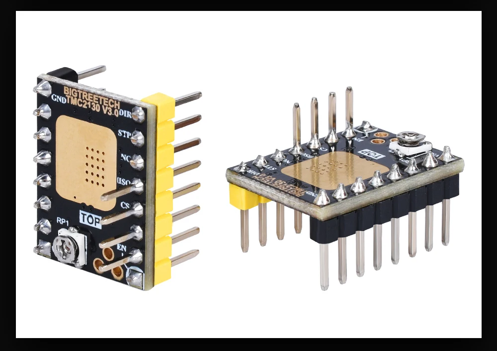 BIGTREETECH TMC2130 V3.0 SPI шаговый двигатель драйвер 3d части принтера TMC2208 TMC2209 A4988 для SKR V1.3 плата МКС Ramps 1,4 CR10