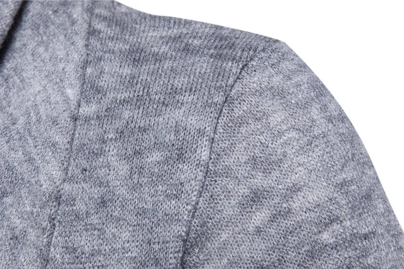 Европа и Америка Поддельные 2 шт. трикотаж индивидуальный сплошной цвет трикотажные пуловеры для мужчин модные свитера для мужчин размер США S-XXL