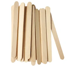50 шт. палочки для рукоделия палочки для мороженого деревянные палочки для мороженого 11,4 см(4-1/") Длина палочки для лечения палочки для мороженого