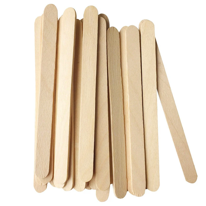 Craft Sticks Ice Cream Sticks Wooden Popsicle Sticks 11.4cm(4-1/2") Length Treat Sticks Ice Pop Sticks - Ice Cream Tools - AliExpress