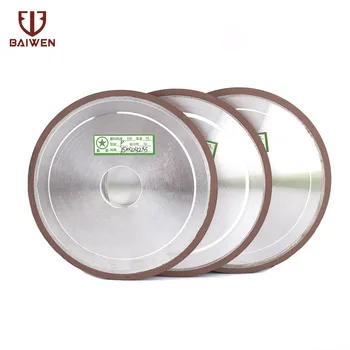 

6" Flat Diamond Grinding Wheel For Carbide Metal Milling Cutter Grinder 2/3/4mm Thickness