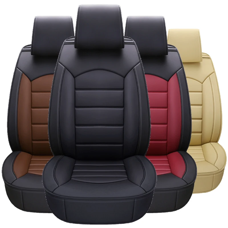 Высококачественные кожаные чехлы для автомобильных сидений для Volkswagen vw passat b5 polo golf tiguan jetta touran Стайлинг авто аксессуары подушка