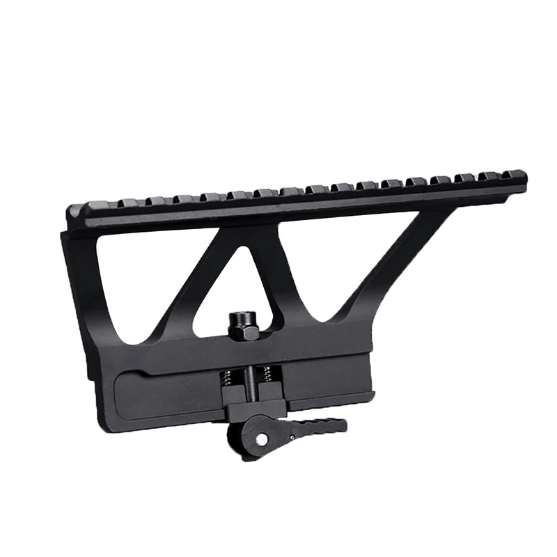 ArmyTac Quick Detach AK Gun Rail Scope Mount Base Picatinny боковая рейка для AK 47 AK 74 черный загар - Цвет: BK