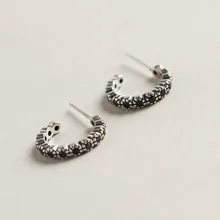 Элегантные блестящие 925 ювелирные изделия кубического циркония серьги-гвоздики для женщин подлинное серебро 925 пробы изысканные модные серьги