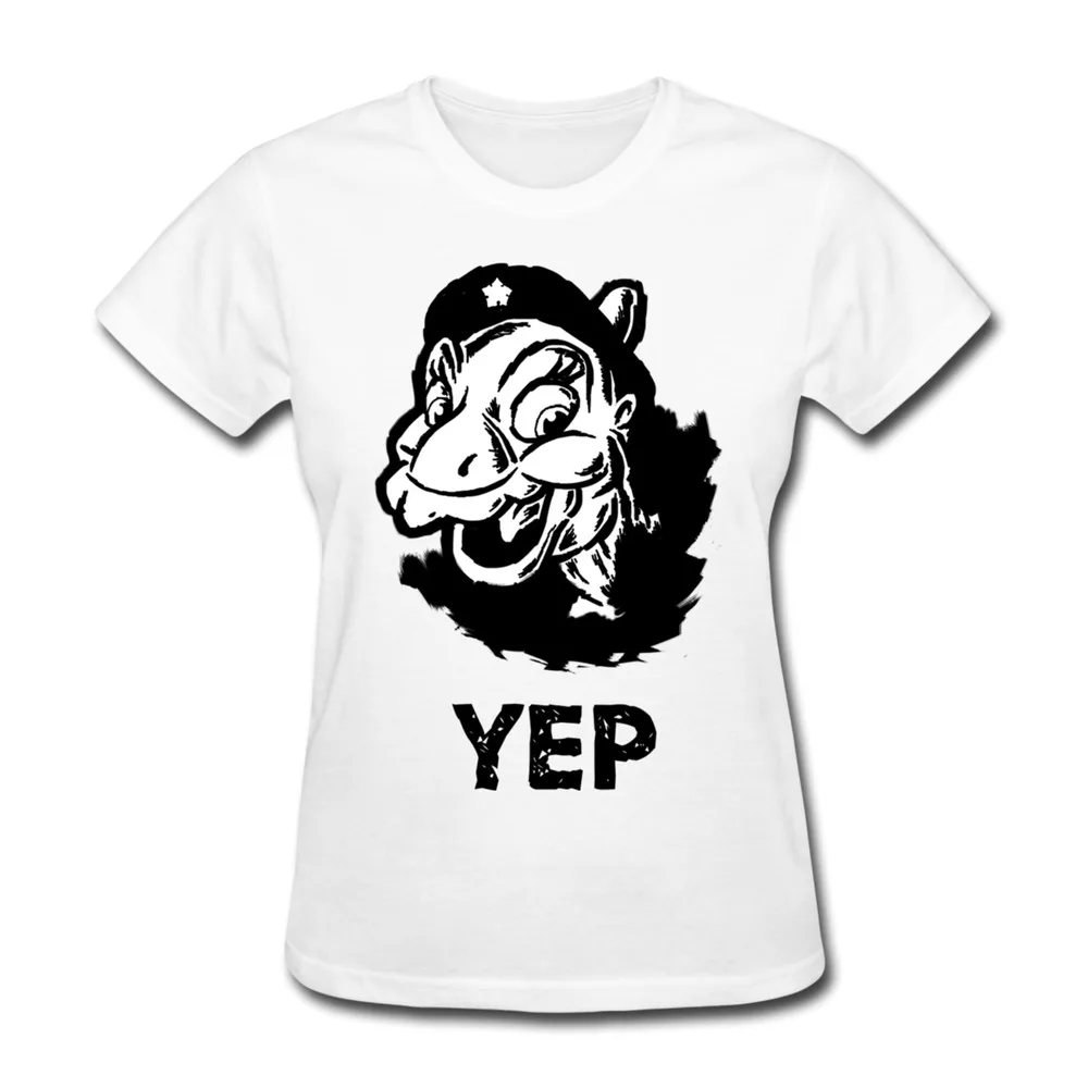 100% Cotton Womens T Shirt Ducky Guevara YEP T-Shirt Creat Your Own O Neck Women Shirts | Женская одежда