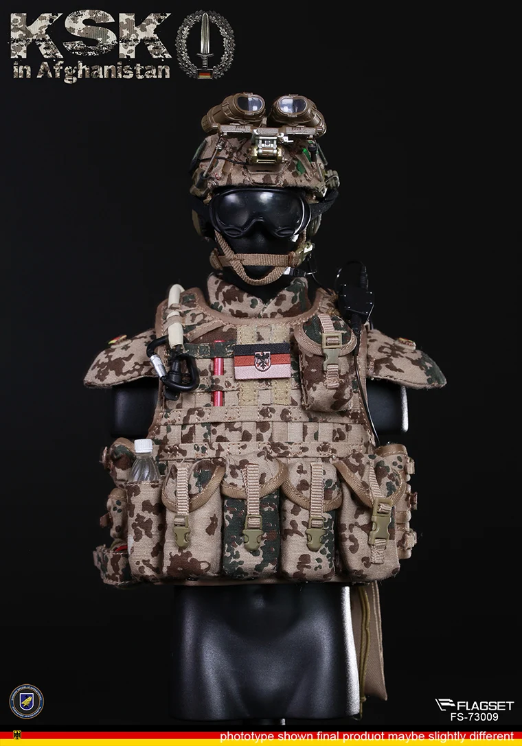 FLAGSET 1//6 Germany KSK Special Action Team In Afghanistan Assault FS-73009