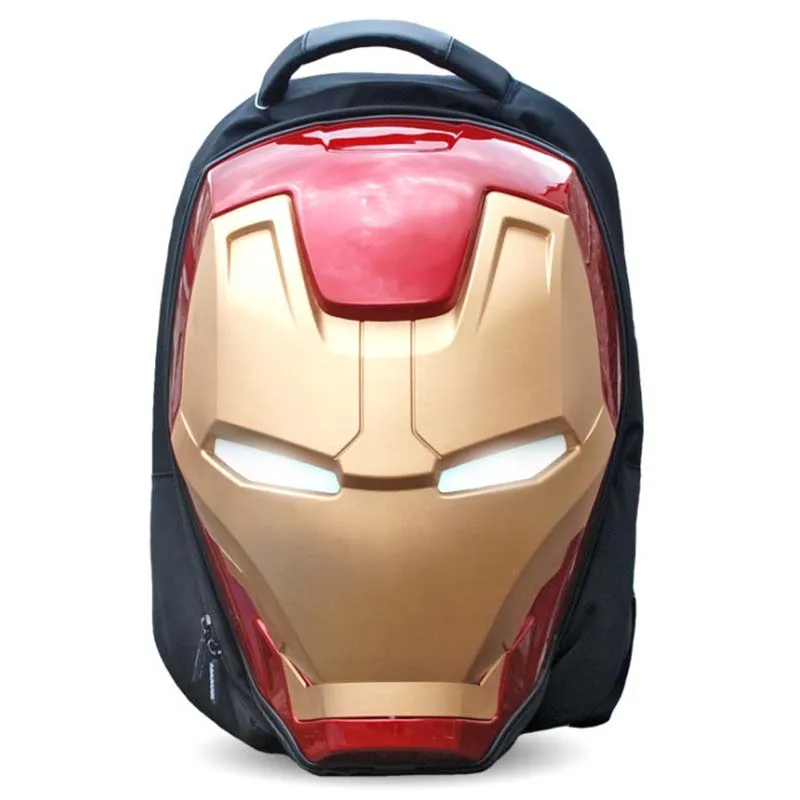 

Avengers Infinity War Iron man Touch sensing Lighted Figure Iron Man school bag Action Figure kids toy