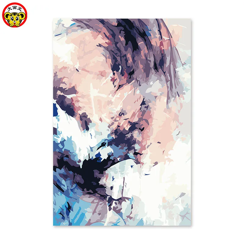 

painting by numbers art paint by number Digital painting white wedding decoration Chinese Buddhist drama actress acrylic paintin