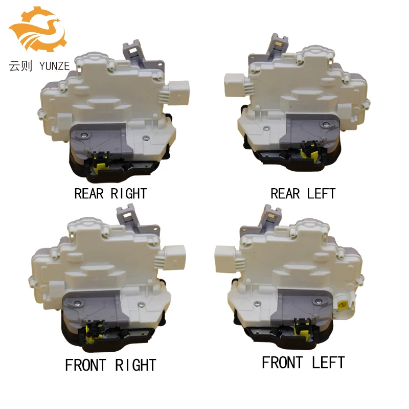 

4 SIDES FRONT REAR LEFT RIGHT CENTRAL DOOR LOCK LATCH ACTUATOR MECHANISM FIT FOR AUDI A6 C6
