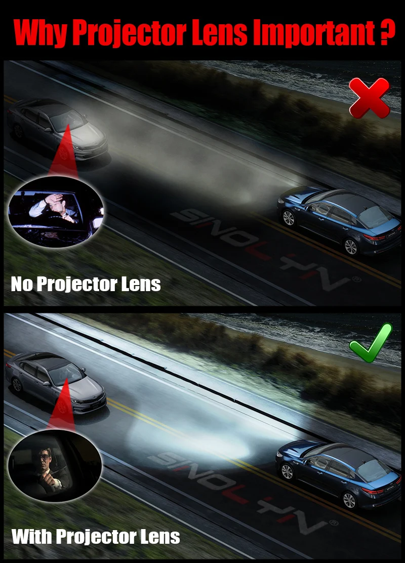 Lente do Projetor Lentes dos Faróis Acessórios do Carro Sinolyn Koito Bixenon Completo h4 3.0 Praça Anjo Diabo Olhos Luzes Retrofit q5 Kit 4 Praça Anjo Diabo Olhos Luzes Acessórios Do Carro Retrofit