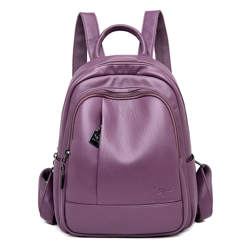 Женские кожаные рюкзаки, женская сумка через плечо, рюкзак для девушек, винтажные школьные сумки для девочек, рюкзак для путешествий, новинка