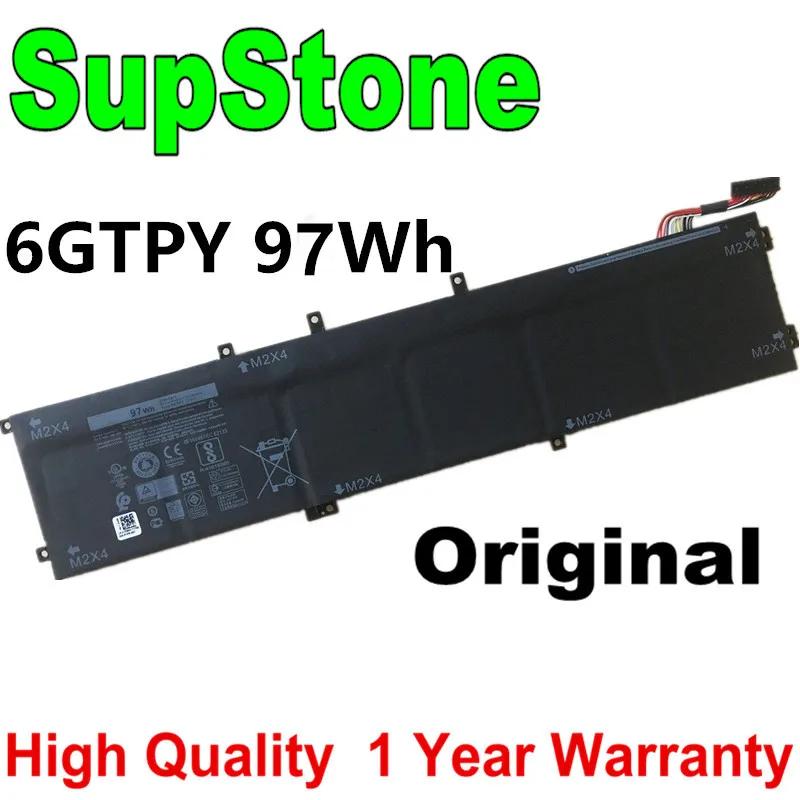 Оригинальный аккумулятор SupStone 97Wh 6GTPY 05041C для ноутбука Dell Precision M5520 M5530 XPS 15 9560 9570 5XJ28