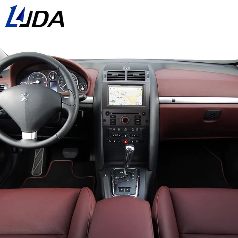 LJDA 1 Din Восьмиядерный Авто Радио Android 9,0 автомобильный dvd-плеер для PEUGEOT 407 gps навигация аудио 4G+ 64G стерео Мультимедиа DSP