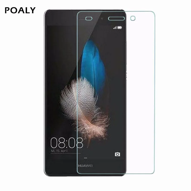 Закаленное стекло для Huawei P8 Lite 2 шт. Защита экрана зеркальное Защитное стеклянная
