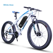 26 inch electric bicycle fat tire custom electric snow ebike 48V li-ion battery 1500w MTB offroad 27 speed 5 spoke wheel ebike