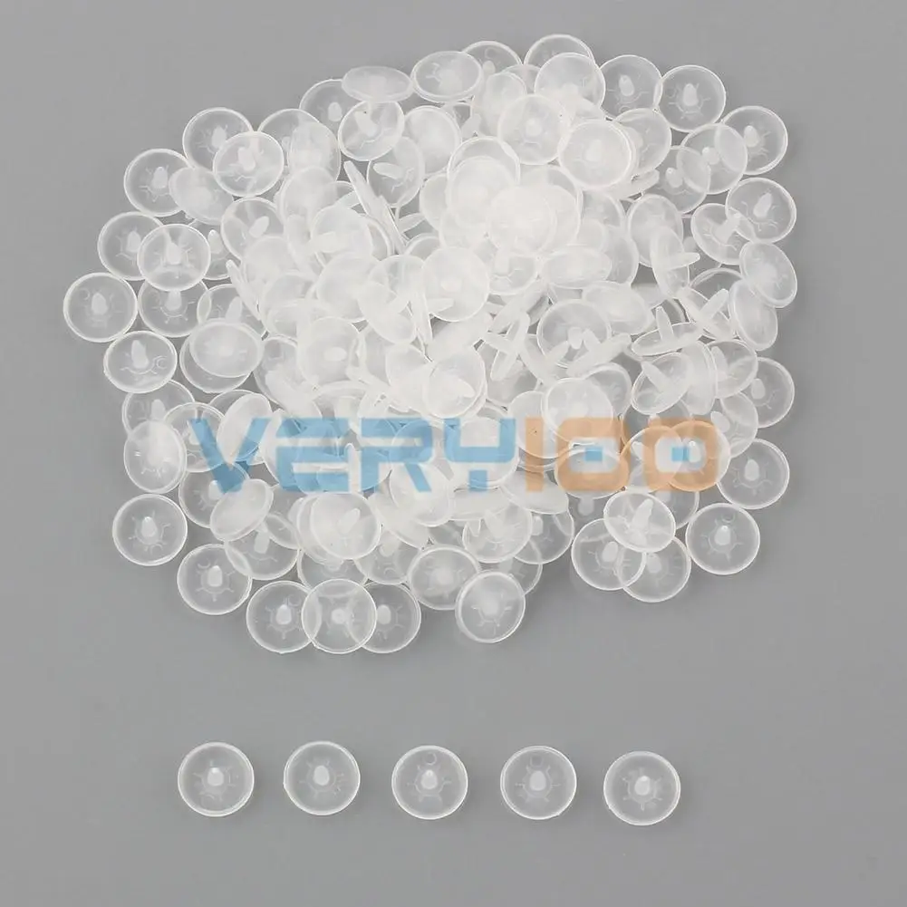 

Hot 100 Sets Clear Size 20 T5 KAM Clear Resin Snap Buttons For Cloth Biby Diaper Scarves