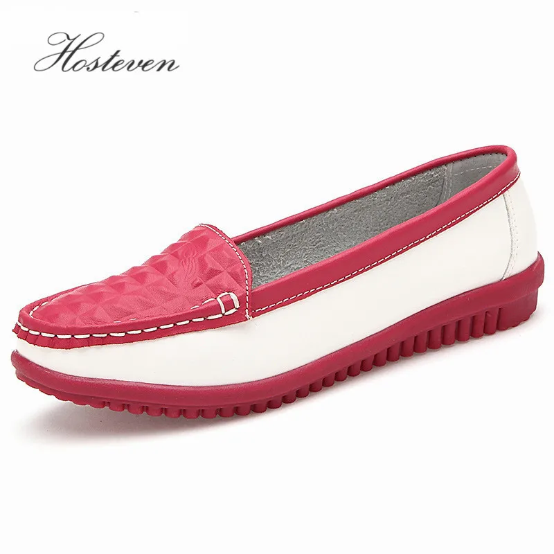 

Factory Outlet Genuine Leather Shoes Woman Summer Solid Bowtie Flat Shoes Fashion Women Flats Ballet Women Shoes Slip on Loafers