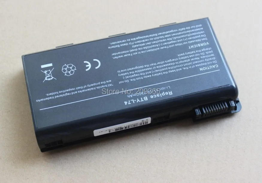 Аккумулятор для ноутбука MSI CX620 A6205 CX500 CR630 CX623 CR610 CR700 7800 мА/ч 9 ячеек с возможностью