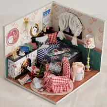 Handmade Doll House Furniture Miniatura Diy Doll Houses Miniature Dollhouse Wooden Toys For Children Grownups Birthday