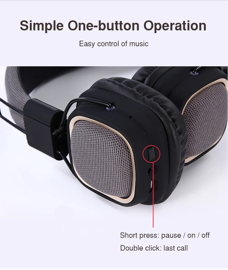 Stereo Bass Headphones Over ear bluetooth headphone noise canceling bluetooth headset cloth earphones with microphone For Phone (17)