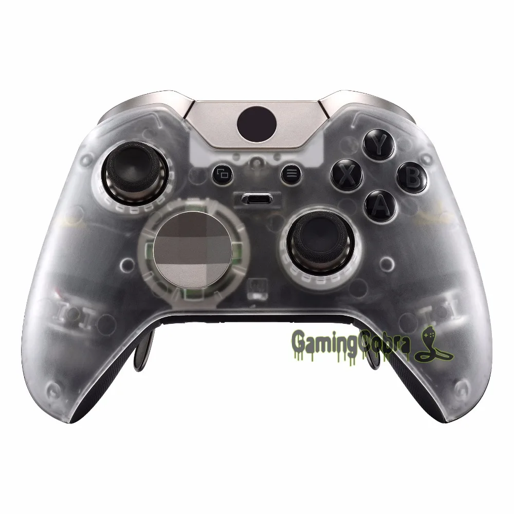 eXtremeRate Custom Clear Cover Faceplates Front Housing Shell for Xbox