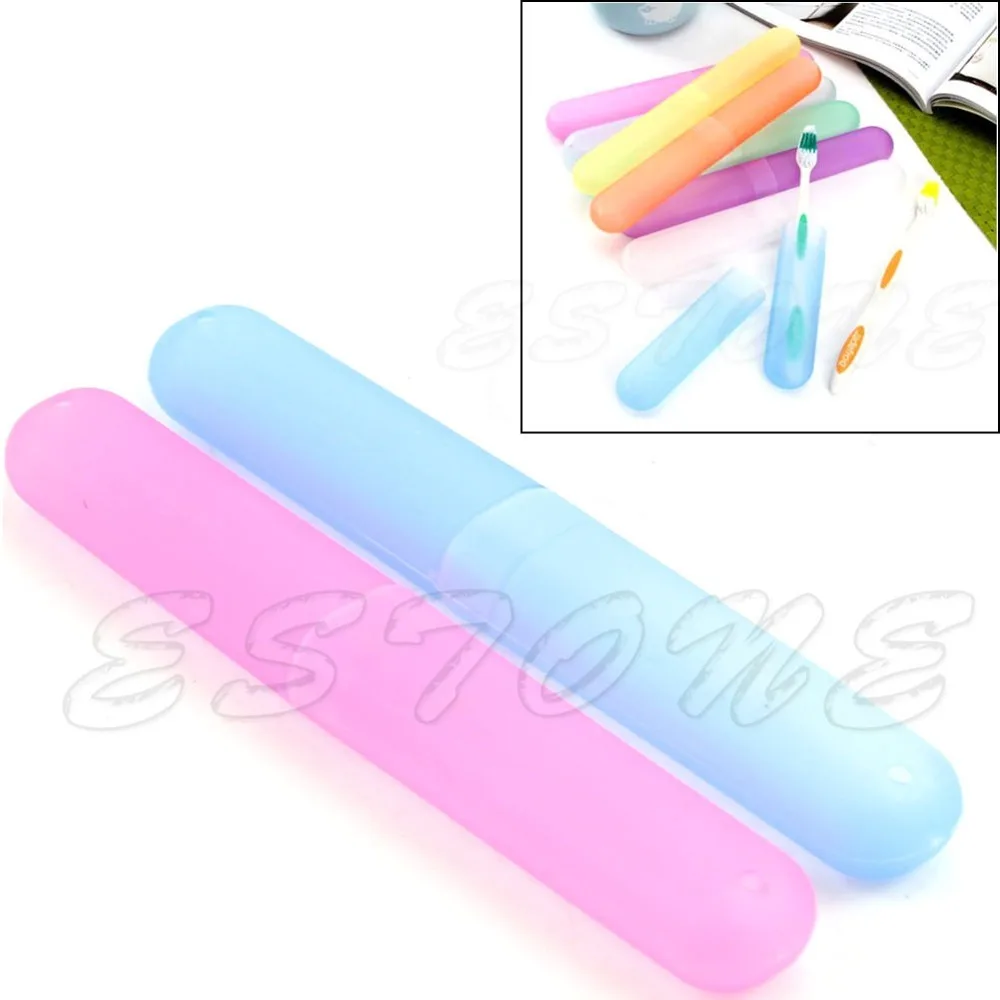 

YAS 1 PC Portable Toothbrush Holder Travel Camping Protect Clean Tube Cover Case