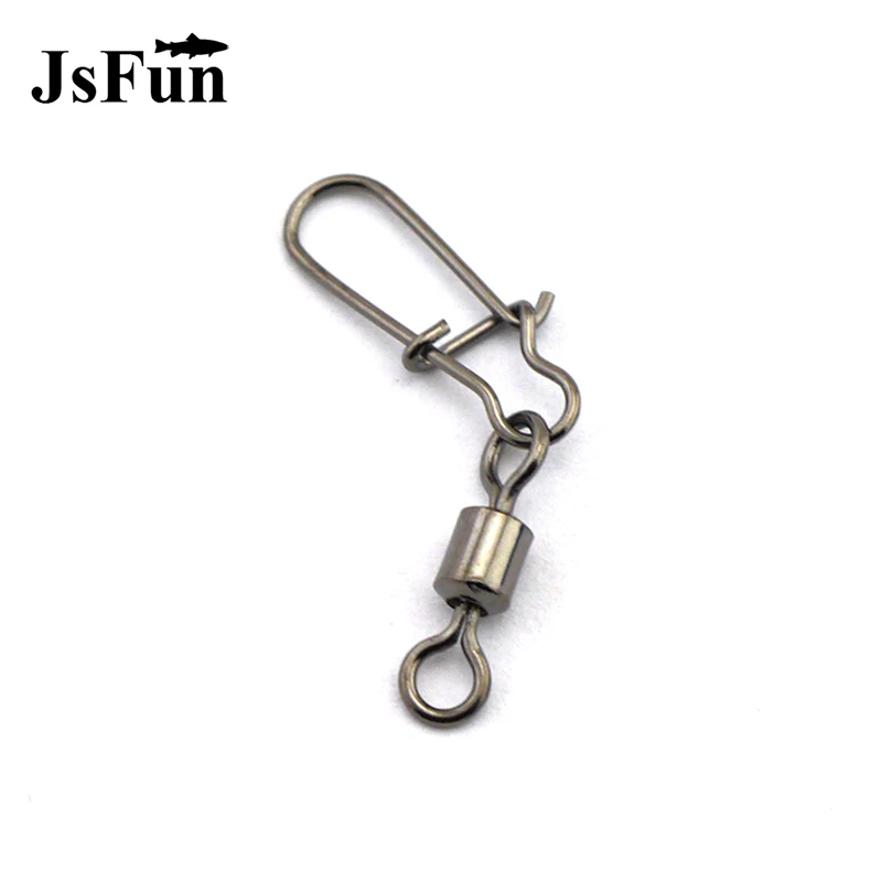 JSFUN 100 шт. подшипник фрикционный рыболовный разъем 4 #-14 # стальной блокировочный