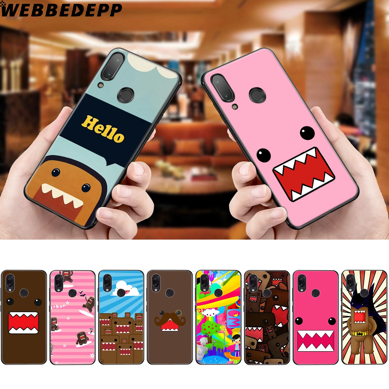 WEBBEDEPP простой Domo Kun аниме мягкий чехол для Xiaomi Redmi K20 7A 4A 4X 5 5A 6 6A S2 Note 8 4 7 Pro Plus Prime |