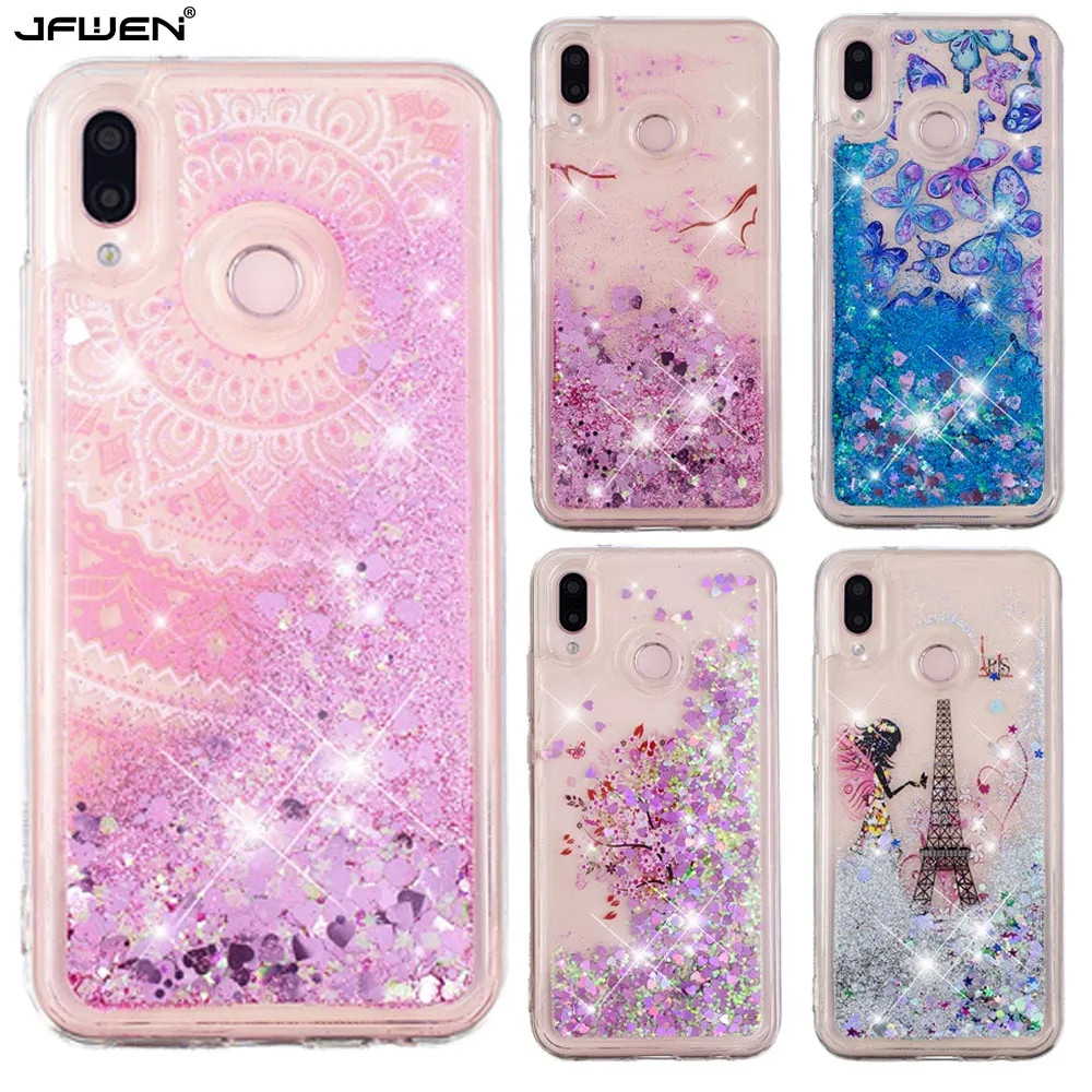 Printed Liquid Glitter Phone Cases For Samsung Galaxy A10 A20 A30 A50