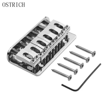 

New Guitar Fixed/Hard Tall Bridge 10.5mm Space Chrome 69 x 37mm