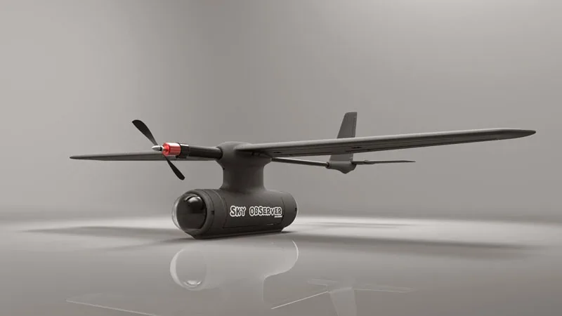 Zeta Sky Observer Sky Lark 2 м размах крыльев дальний FPV RC пульт дистанционного управления самолет комплект